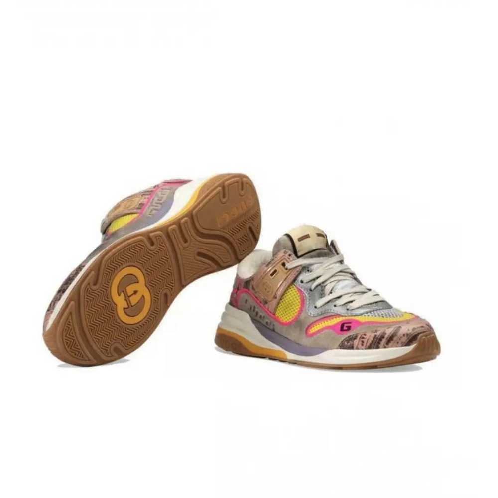 Gucci Ultrapace leather trainers - image 3