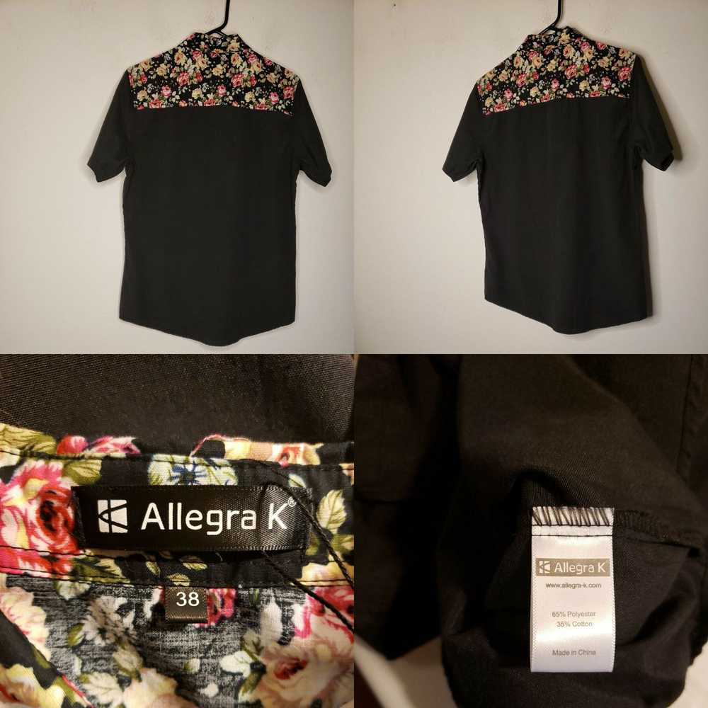 Vintage Allegra K Women's Button Front Blouse Top… - image 4