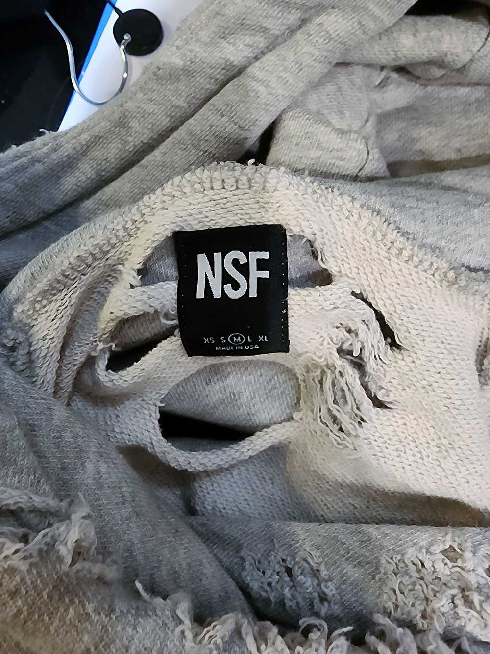 Nsf NSF Distressed thrashed destroyed hoodie M - image 5