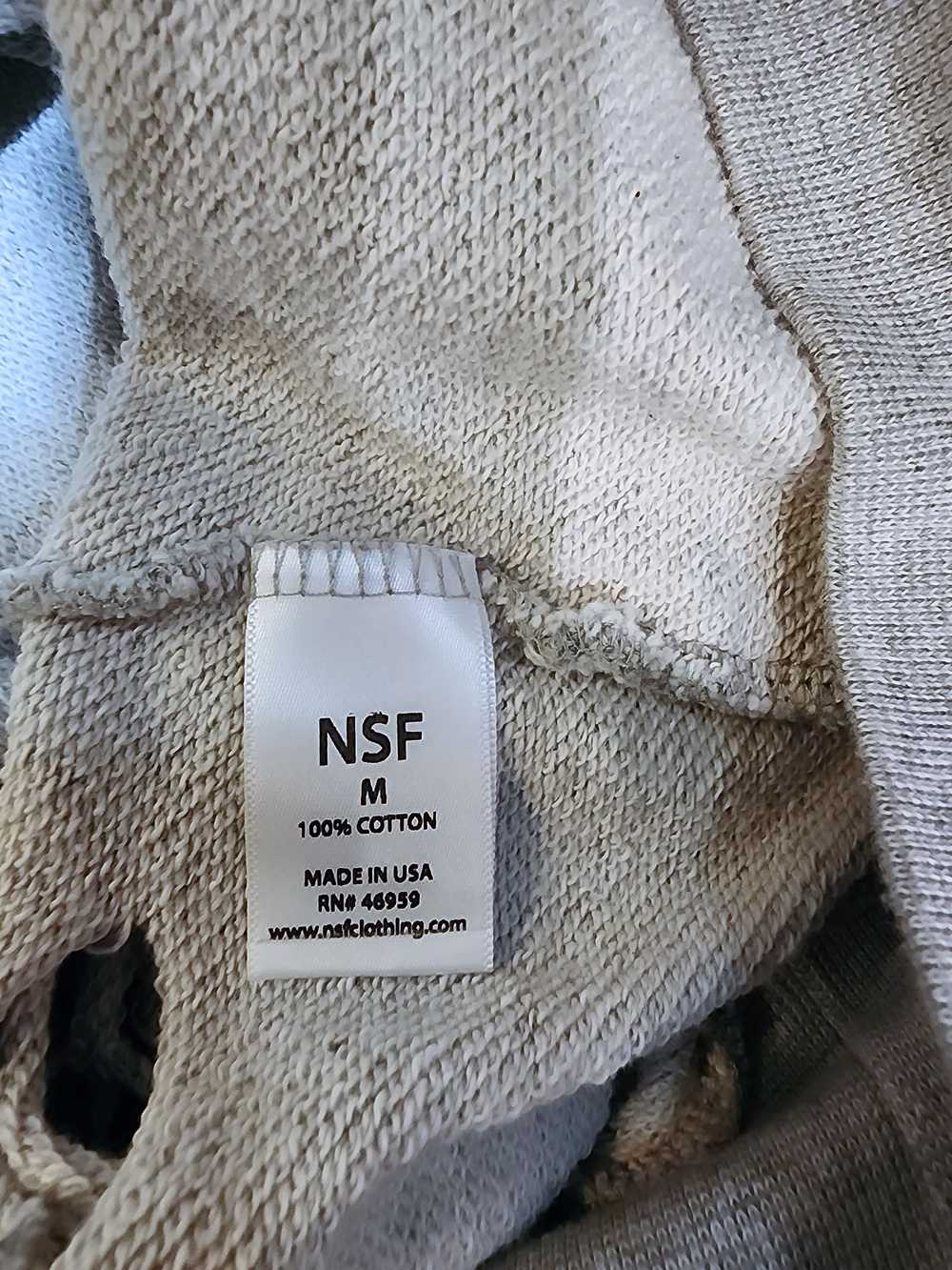 Nsf NSF Distressed thrashed destroyed hoodie M - image 6