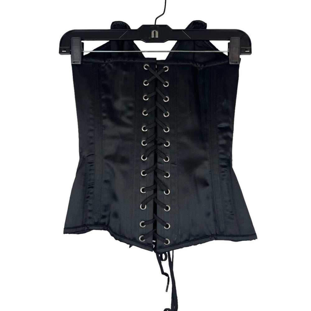 What Katie Did Black Lace Up Overbust Corset Size… - image 2