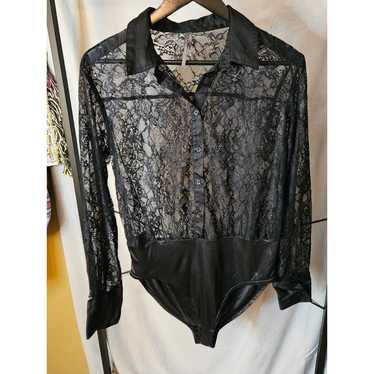 Anthropologie Anthropologie Lace Bodysuit Size M - image 1