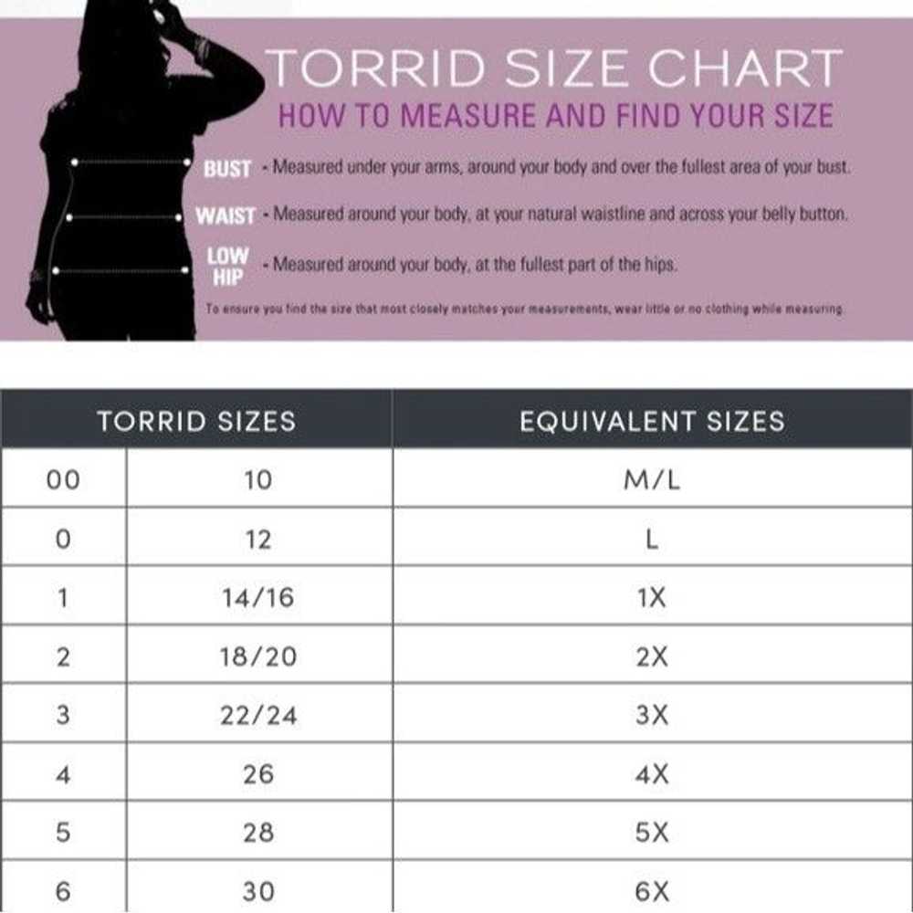 Torrid TORRID Size 4 Flutter Sleeve Black Blouse … - image 7