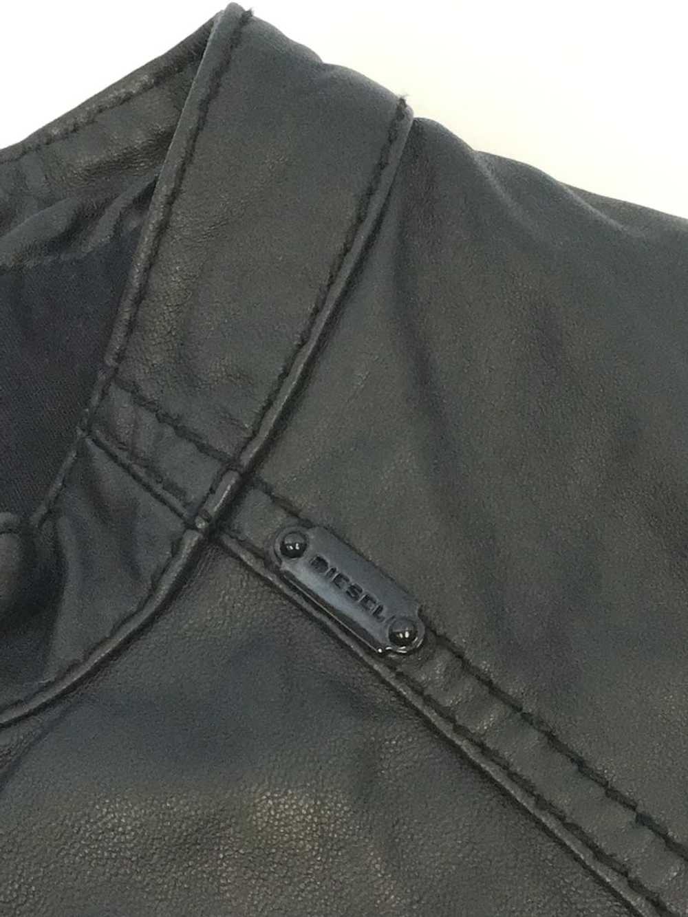 Men's Diesel Leather Jacket Blouson/S/Sheep Leath… - image 6