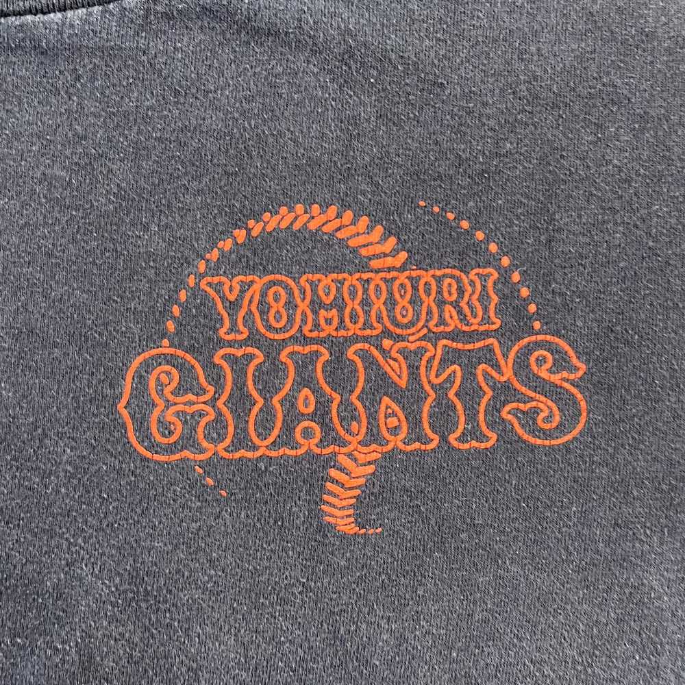 Vintage Yomiuri Giants T-Shirt Medium Black Japan… - image 3