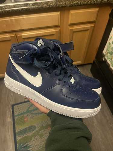 Nike Nike Airforce 1 Midnight Navy White Size 11