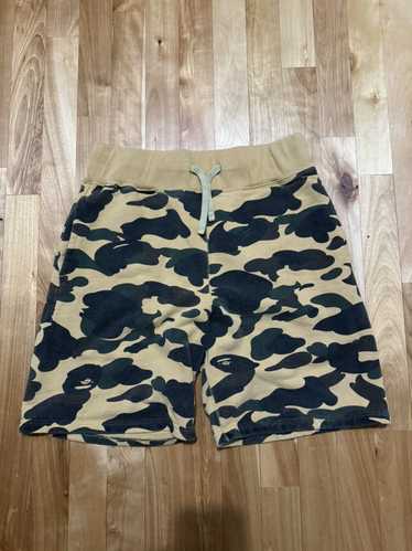 BAPE 1st Camo Sweat Shorts (SS22) Green