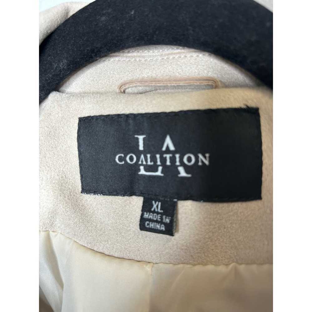 LA Coalition Suede Moto Jacket Size XL - image 5