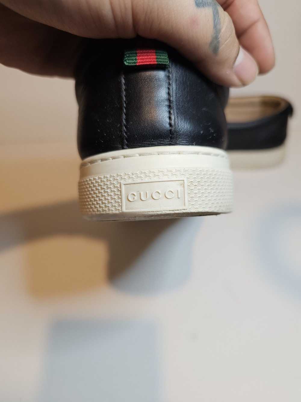 Designer × Gucci × Luxury Gucci Slip Ons Tiger Pr… - image 6