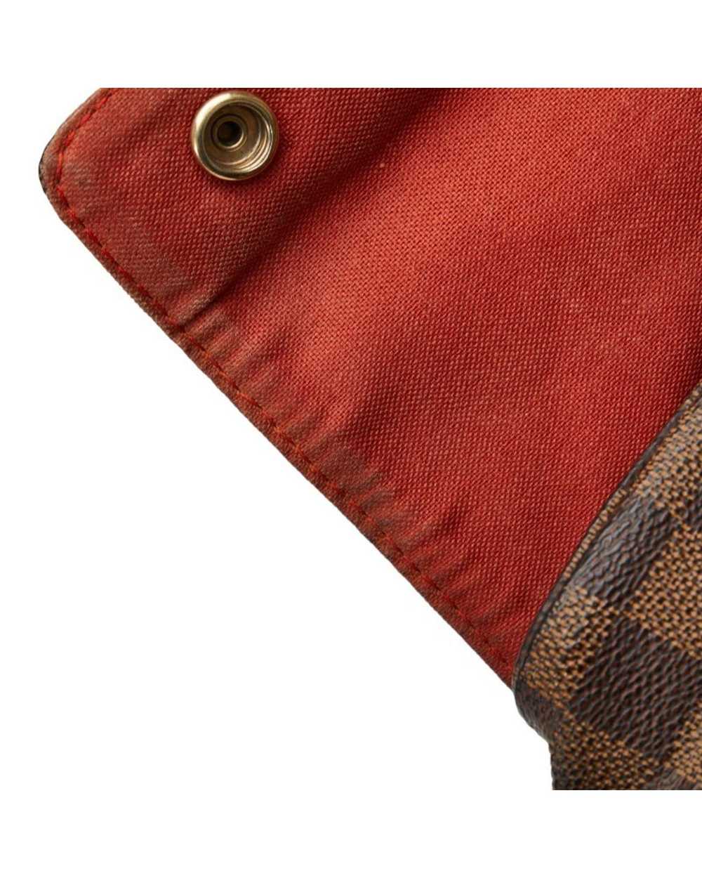 Louis Vuitton Damier Canvas Shoulder Bag with Ico… - image 6