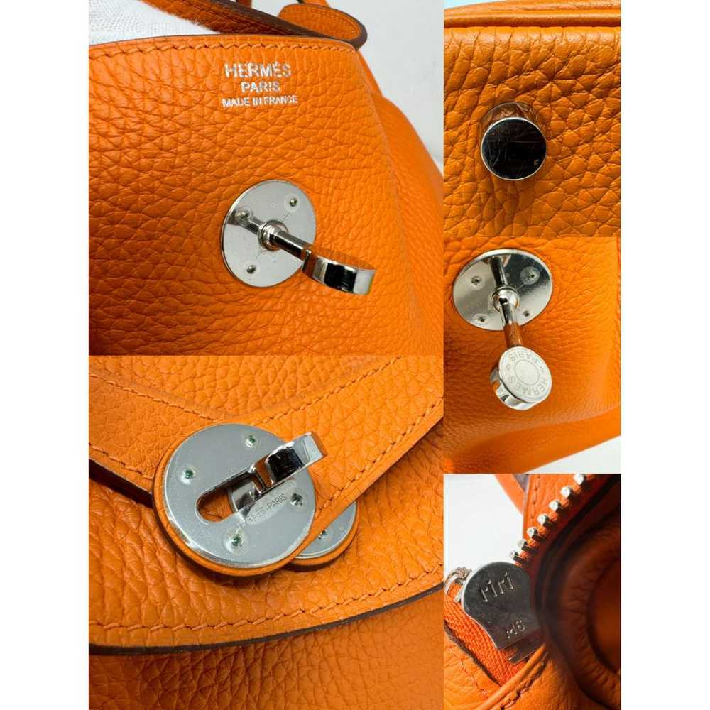 Hermès Lindy leather handbag - image 5