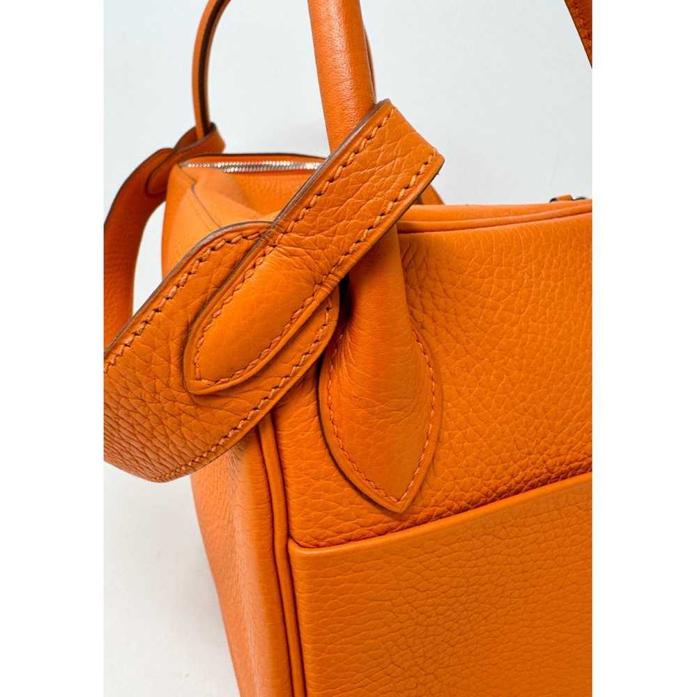 Hermès Lindy leather handbag - image 6