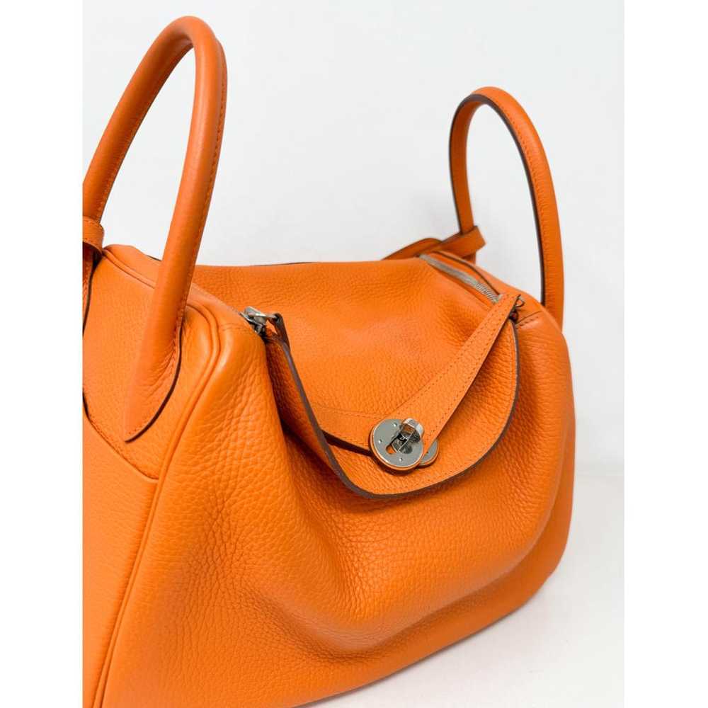 Hermès Lindy leather handbag - image 7