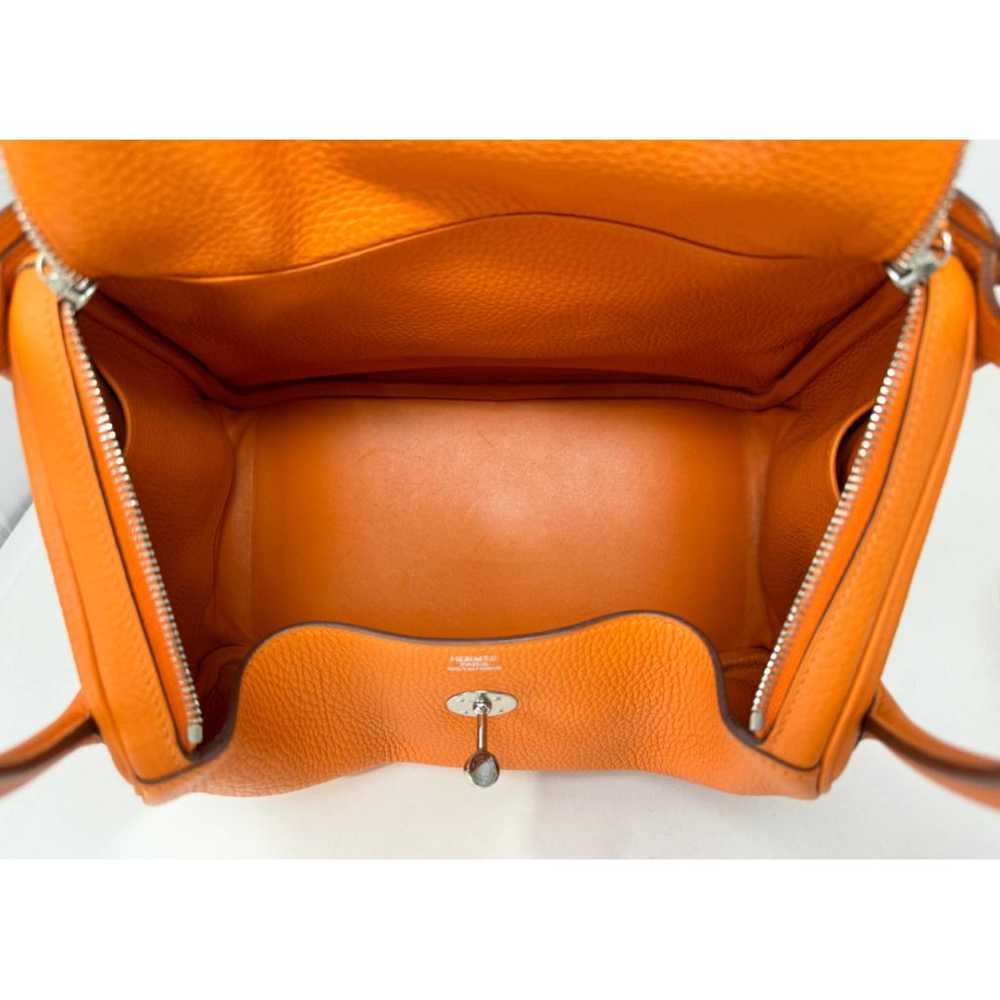 Hermès Lindy leather handbag - image 8