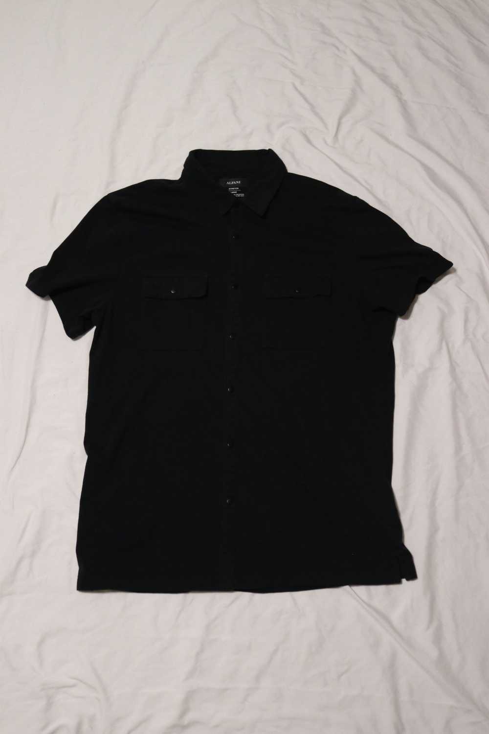 Alfani Alfani Button-Up Stretch Shirt - image 1