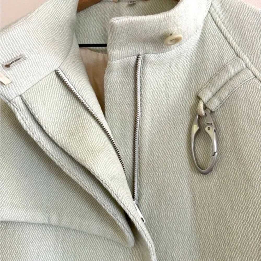 NWOT COS Wool-Linen Clasp Detail Duffle Coat in L… - image 4