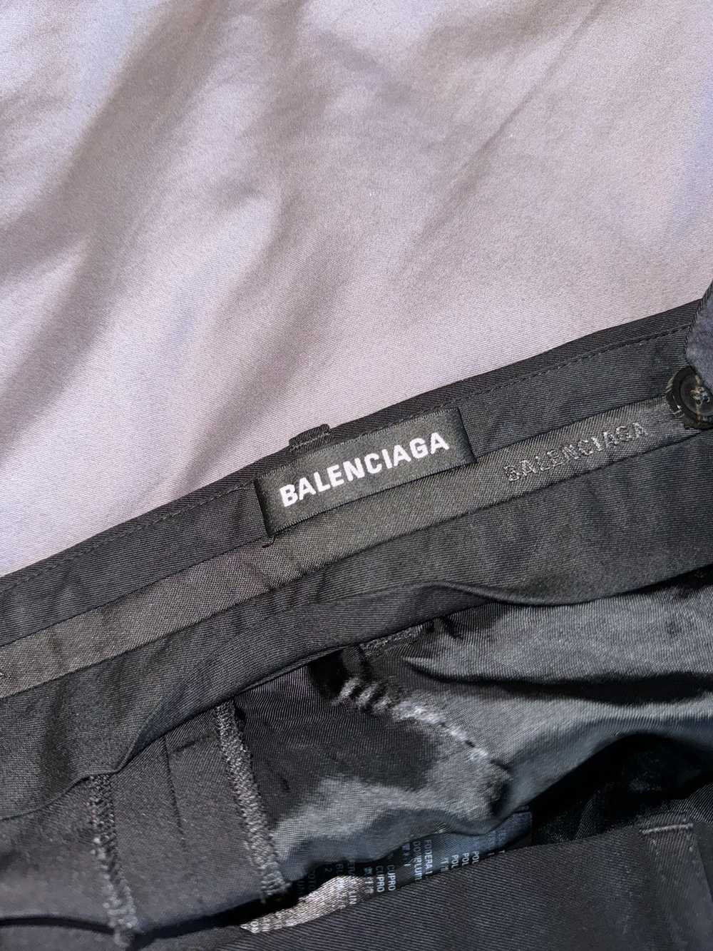 Balenciaga Black Balenciaga Dress Pants - image 6