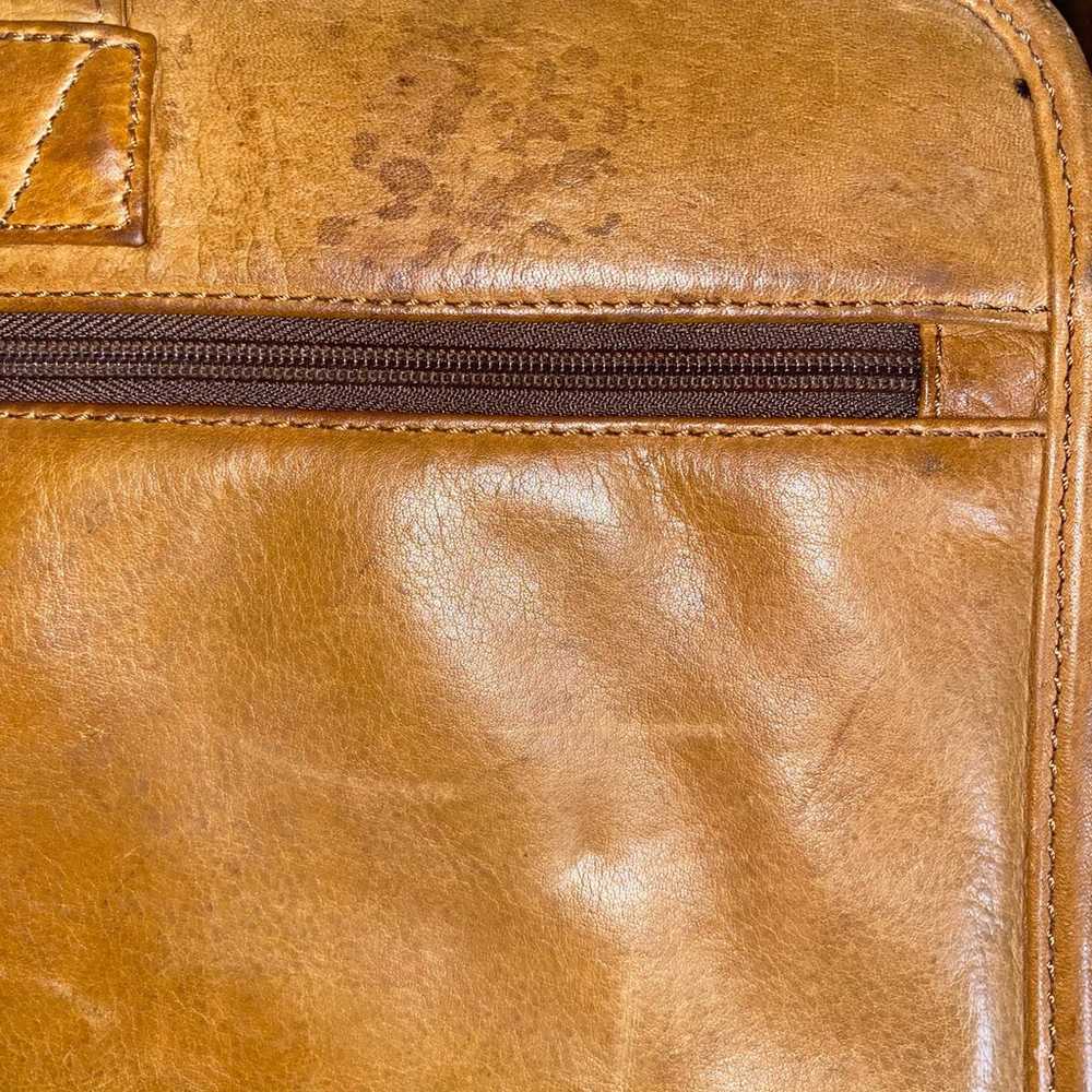 Dilana Dorado Vintage Leather Top Handle Briefcas… - image 7