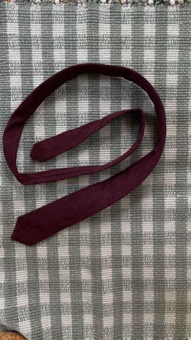 cellini collection plum wool tie | Used, Secondhan