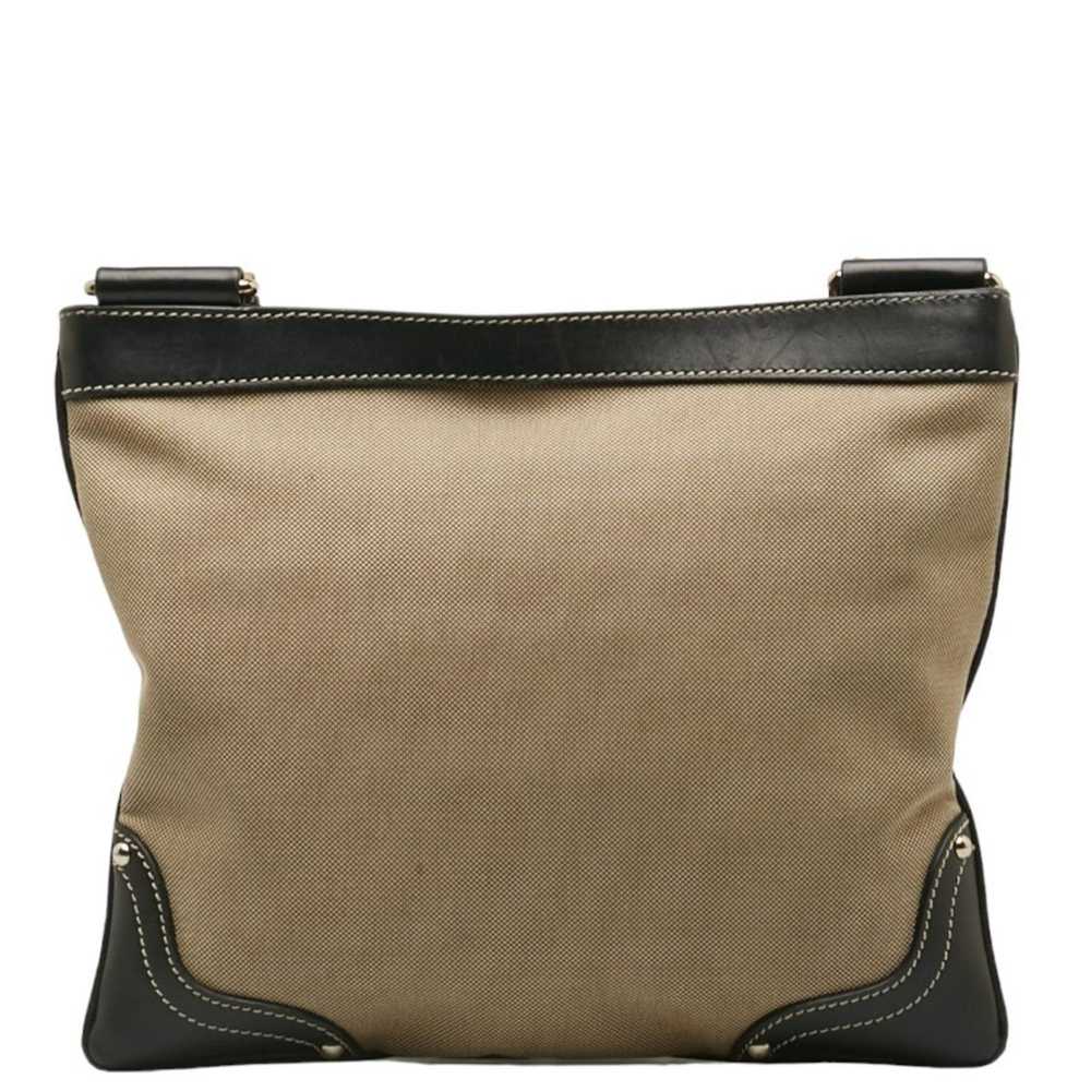 Prada PRADA Jacquard Shoulder Bag BT0537 Beige Bl… - image 3