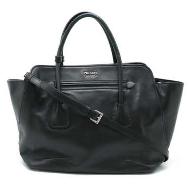 Prada PRADA Handbag Shoulder Bag SOFT CALF Leathe… - image 1