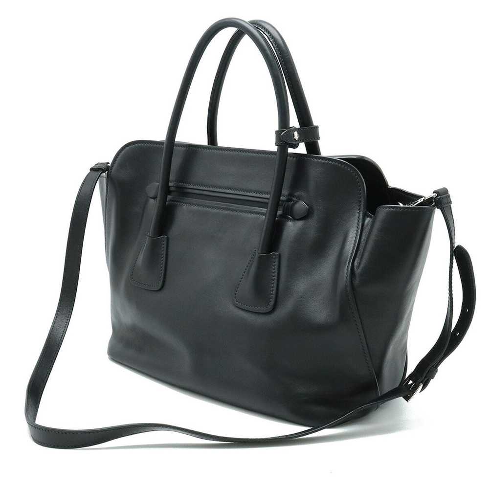 Prada PRADA Handbag Shoulder Bag SOFT CALF Leathe… - image 2