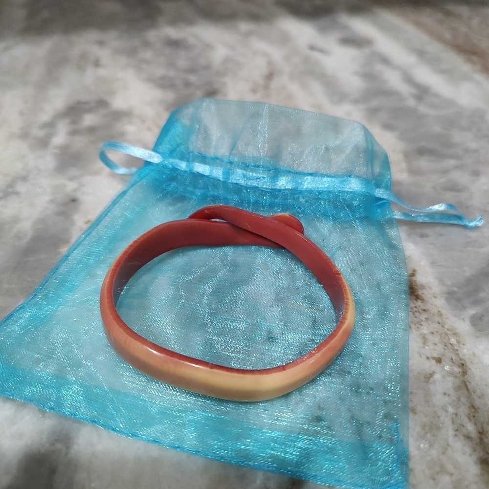 Bakelite Art Deco Snake Bangle - Vintage - Small - image 10