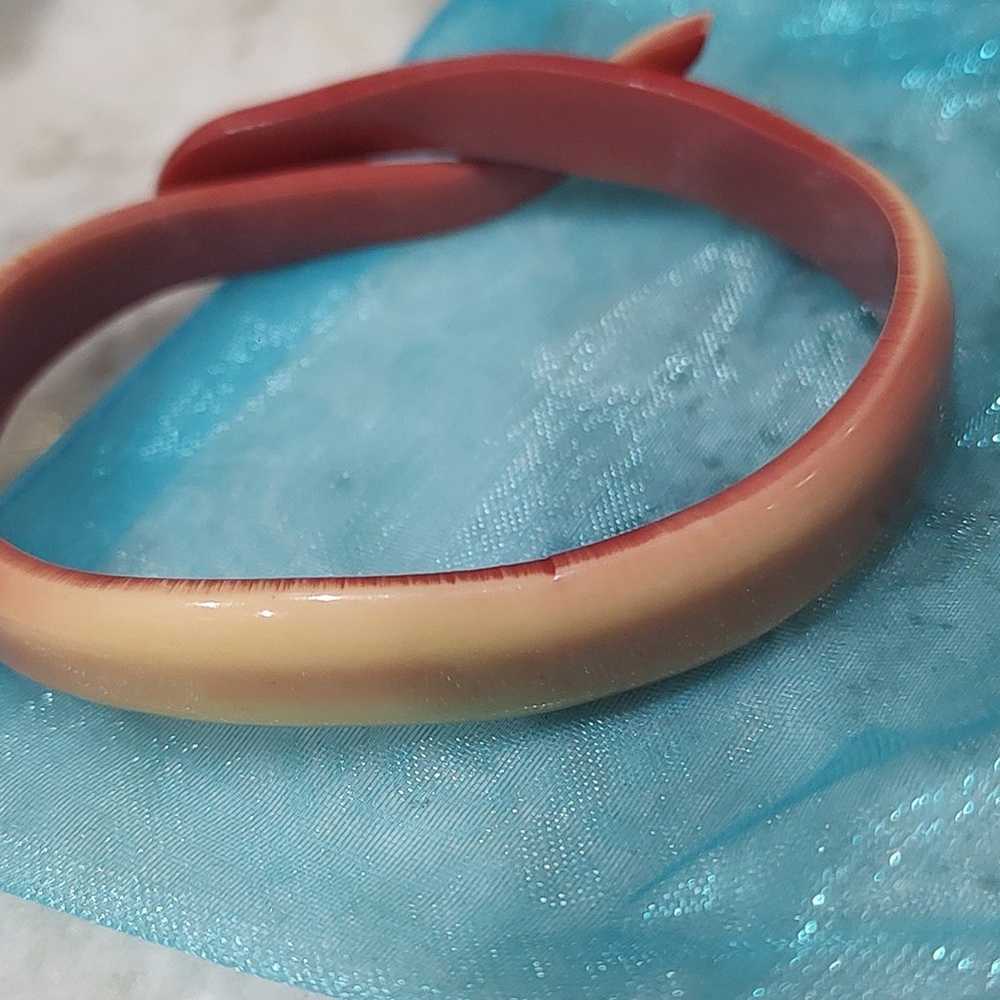 Bakelite Art Deco Snake Bangle - Vintage - Small - image 5