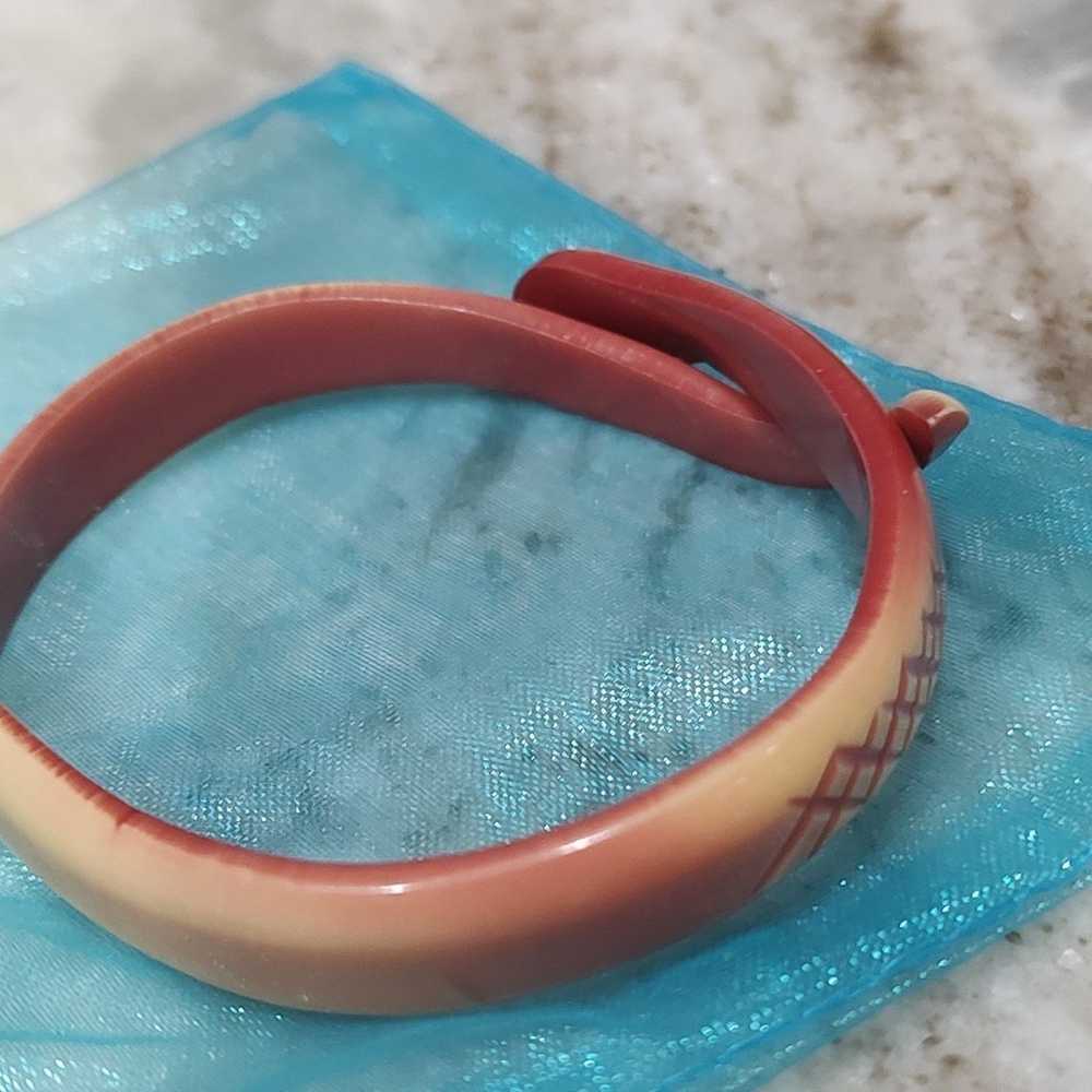 Bakelite Art Deco Snake Bangle - Vintage - Small - image 6