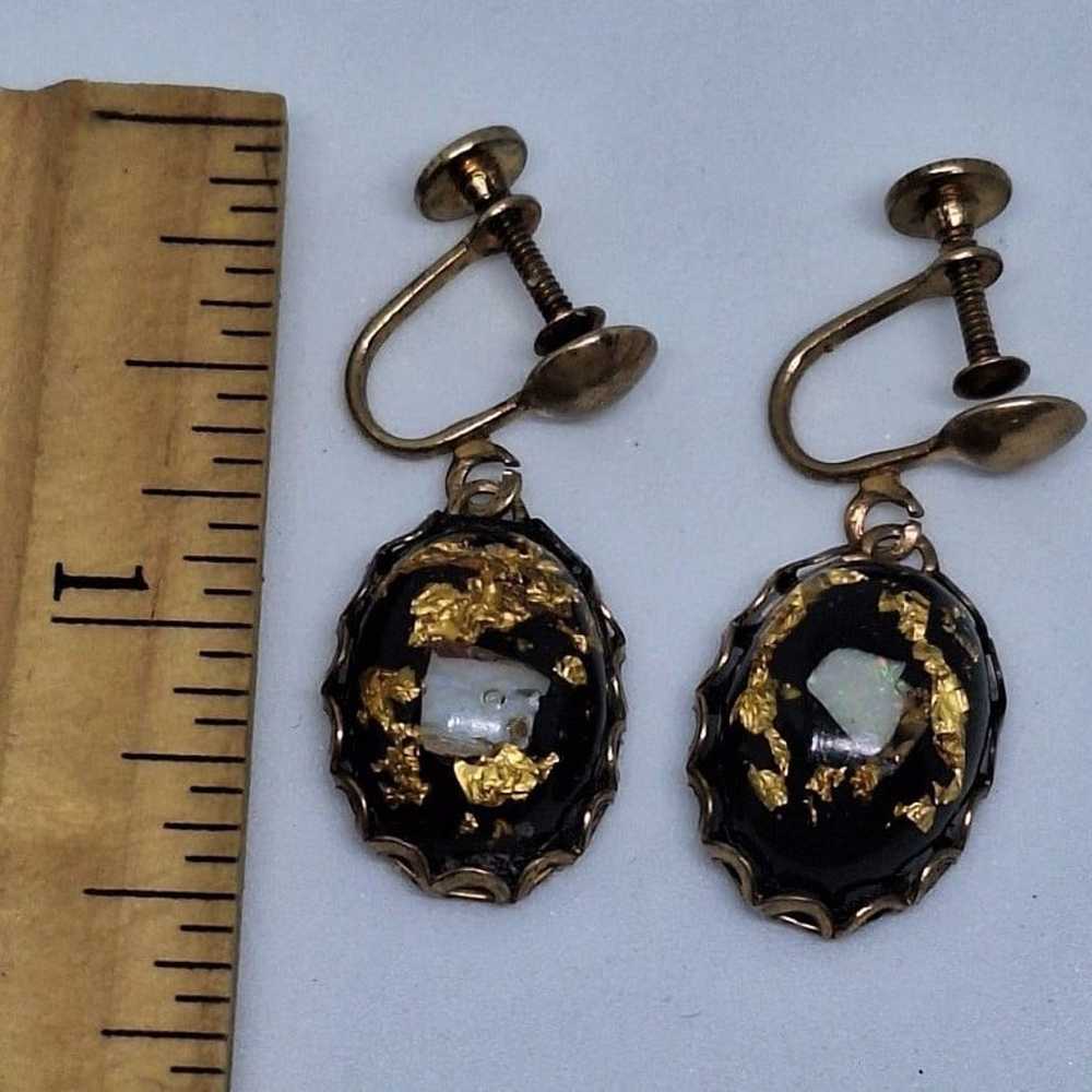 Vintage screw back earring lot - image 9