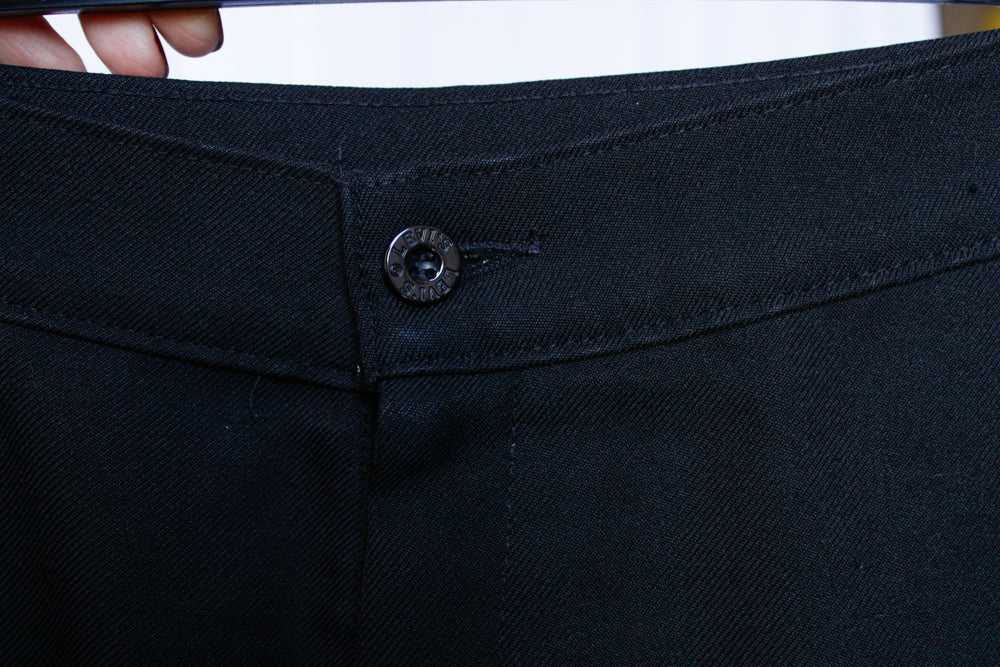 1970s Black Twill Bootcut Pant - 27 waist - image 12