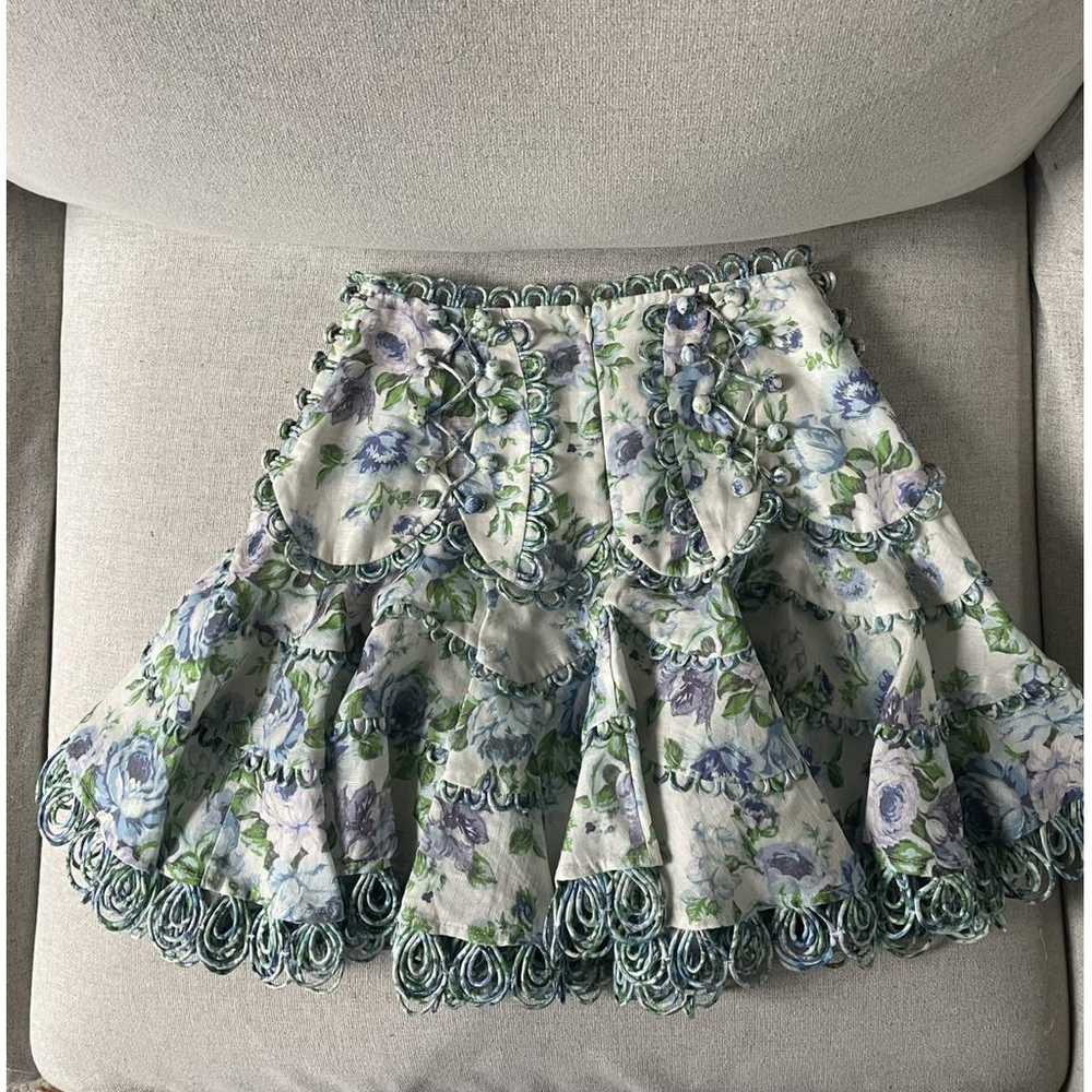 Zimmermann Linen mini skirt - image 4