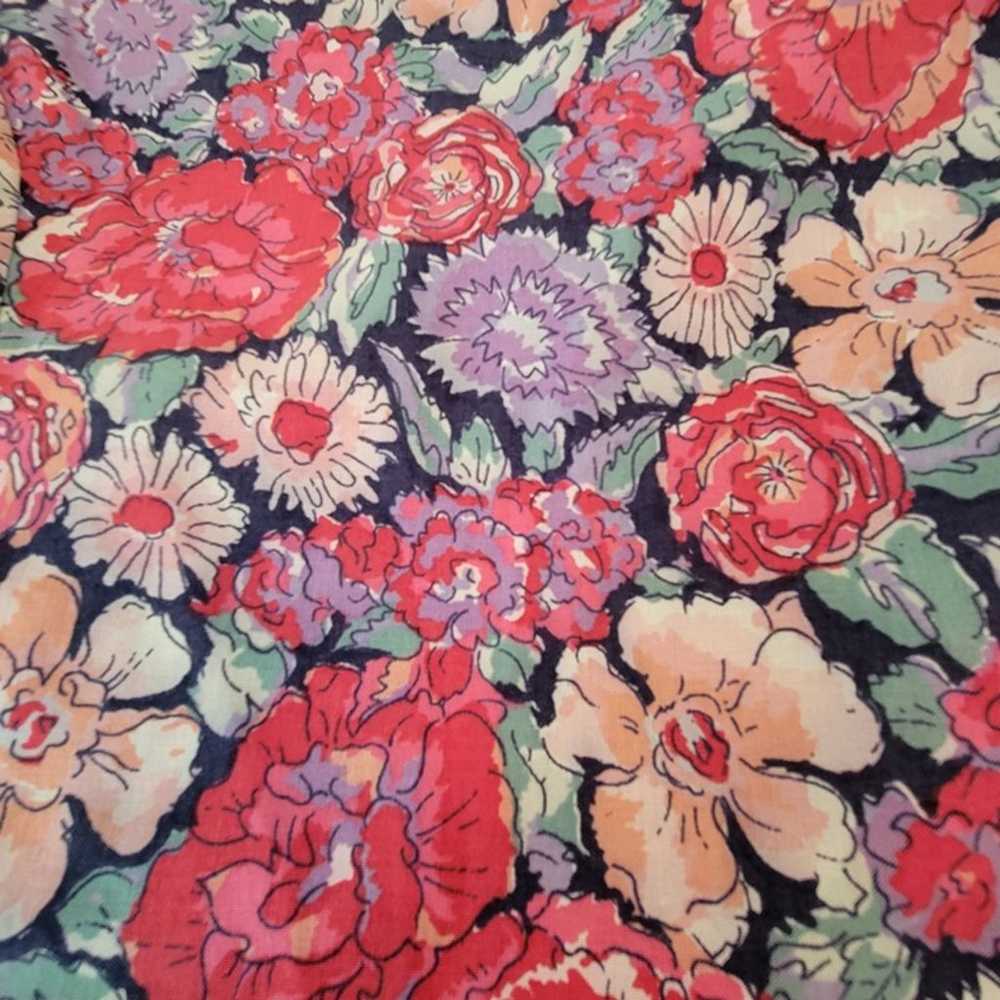 Vintage Laura Ashley 12 Pink Floral Cottagecore P… - image 7