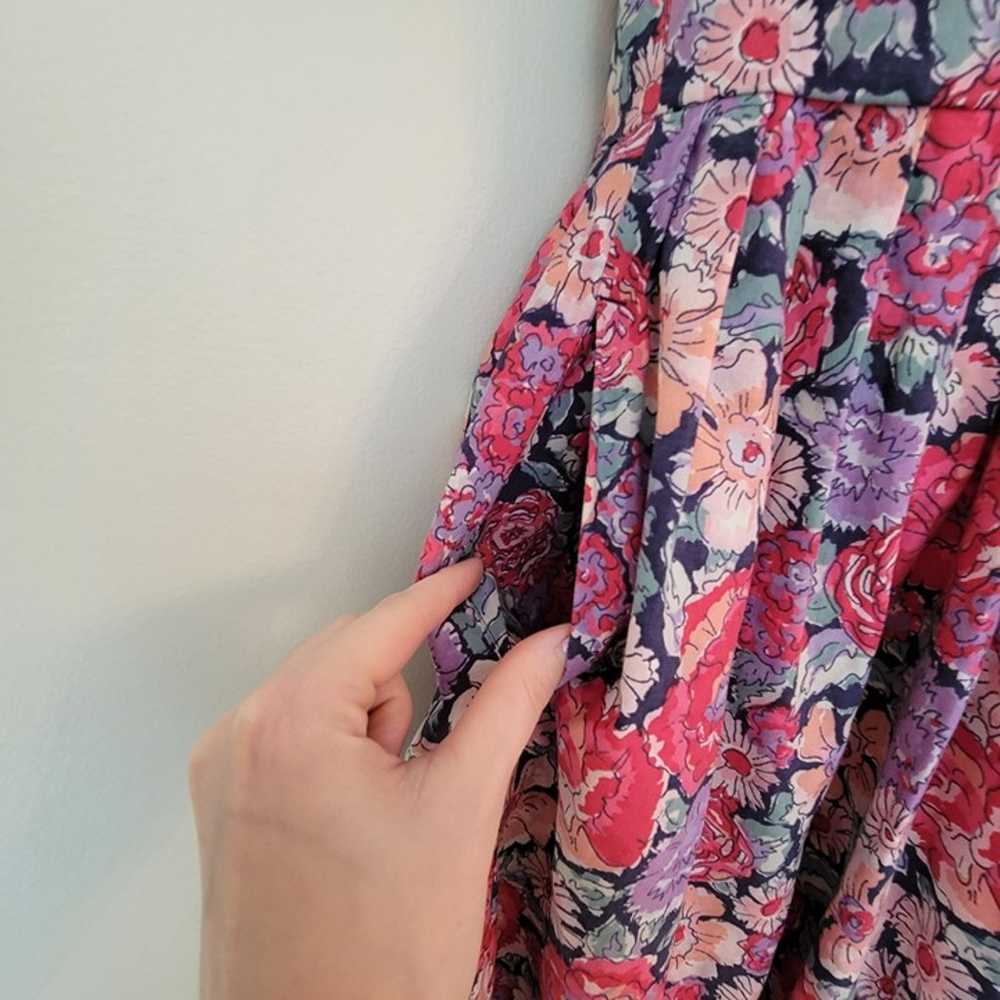 Vintage Laura Ashley 12 Pink Floral Cottagecore P… - image 8