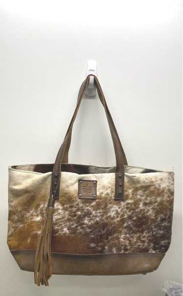 STS Ranchwear Hair On Cow Hide Tote Leather Wester