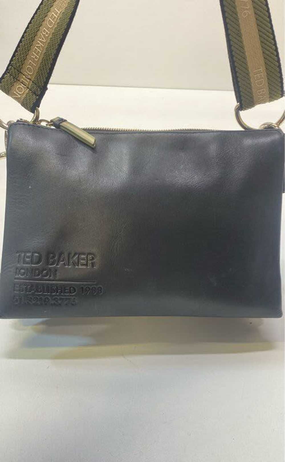 Ted Baker Leather Darcy Crossbody Bag Black - image 1