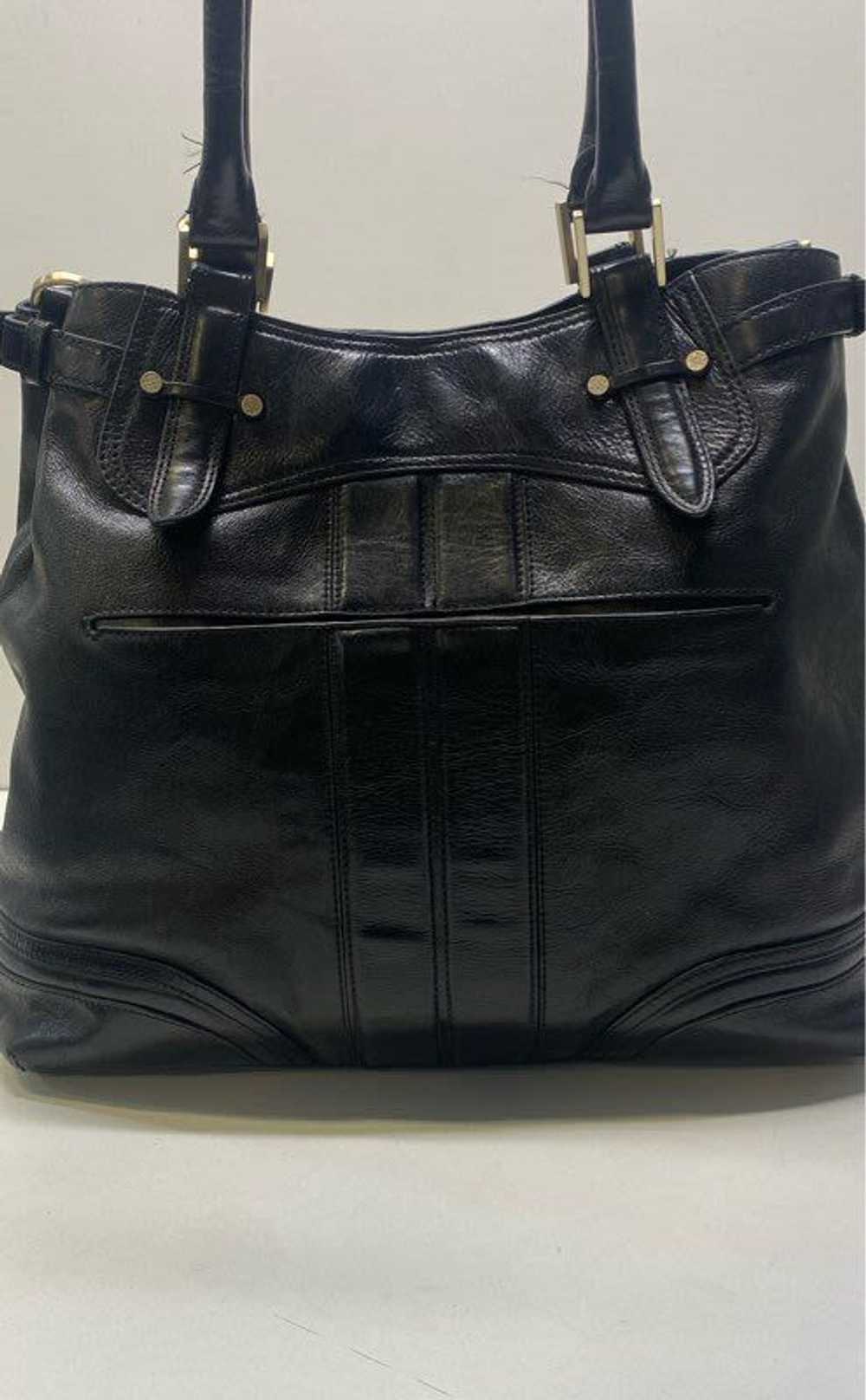 Cole Haan Black Leather Tote Bag - image 2