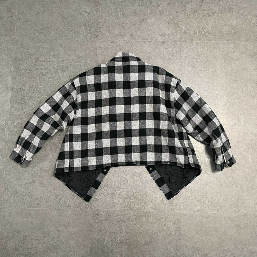 Balenciaga Balenciaga Swing Flannel Shirt Jacket - image 3