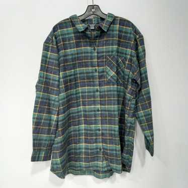 Eddie Bauer Men's Hemplify Flannel Shirt Size XXL - image 1