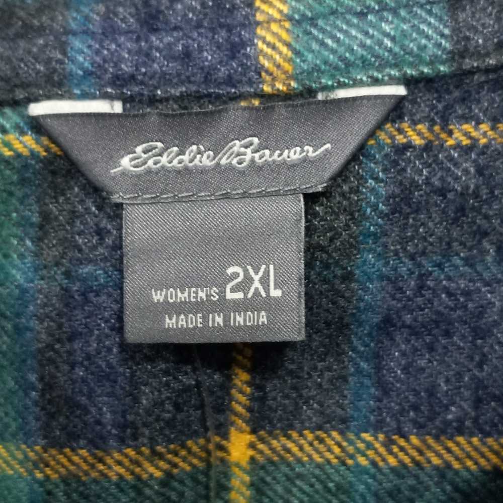Eddie Bauer Men's Hemplify Flannel Shirt Size XXL - image 3