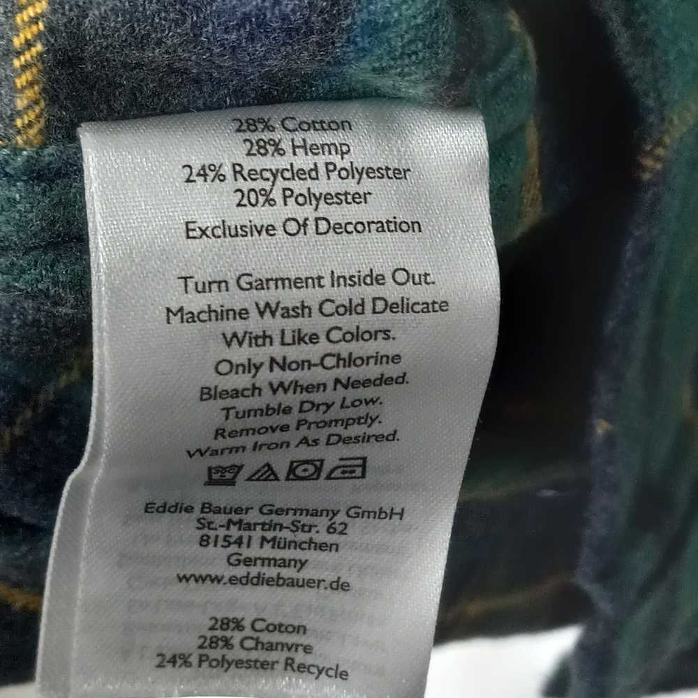 Eddie Bauer Men's Hemplify Flannel Shirt Size XXL - image 5