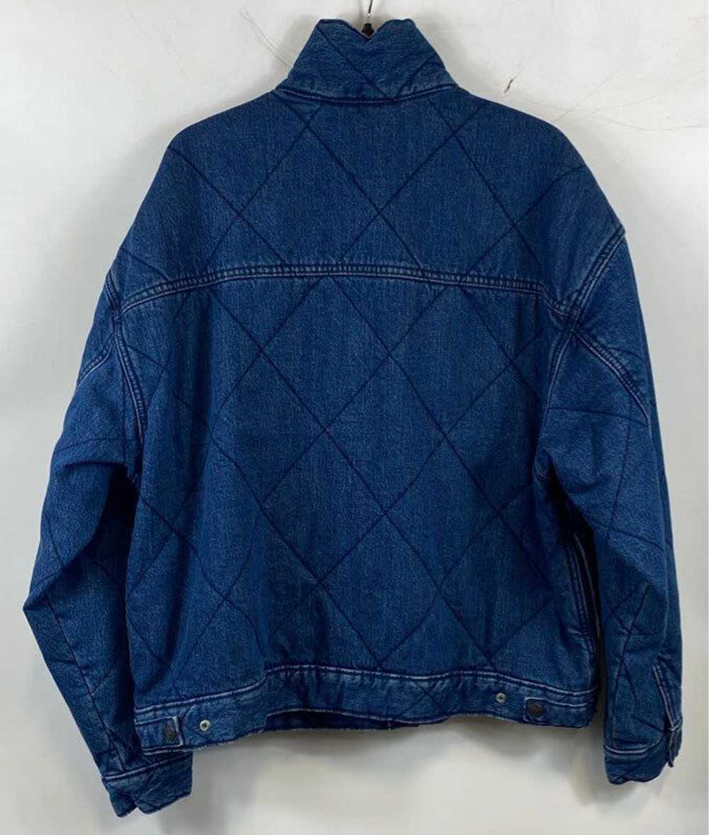 Levi's Blue Quilted Denim Jacket - Size Large - image 2