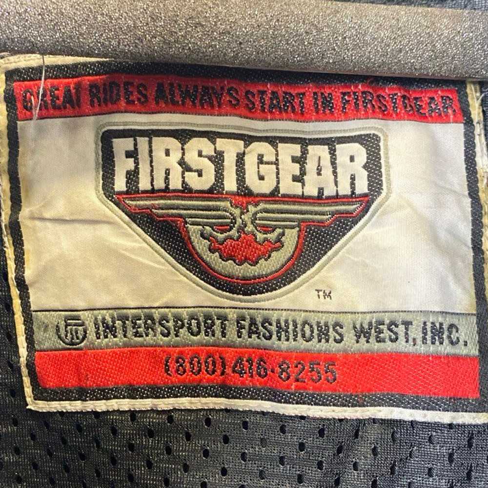 First Gear Black Leather Jacket - Size 2XLT - image 3