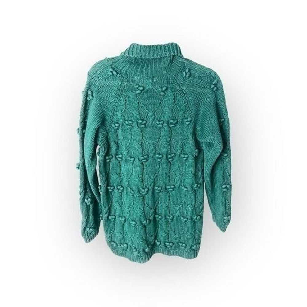 Boundary Waters Forest Green turtleneck Sweater S… - image 7