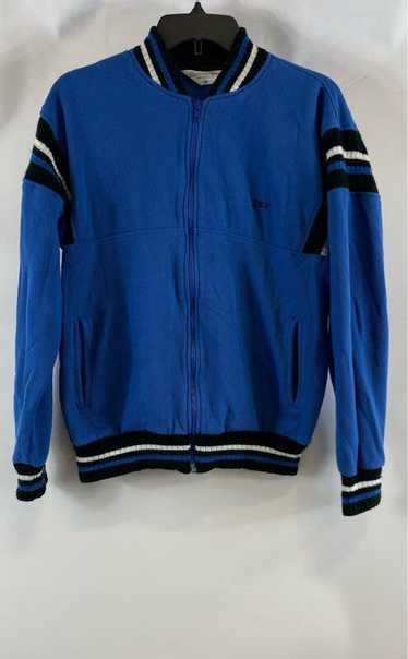 Christian Dior Blue Vintage Zip Up Sweater - Size 