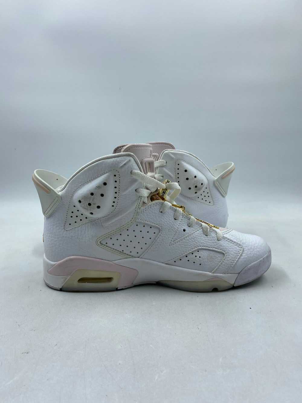 Nike Air Jordan 6 White Athletic Shoe Women 10 - image 3
