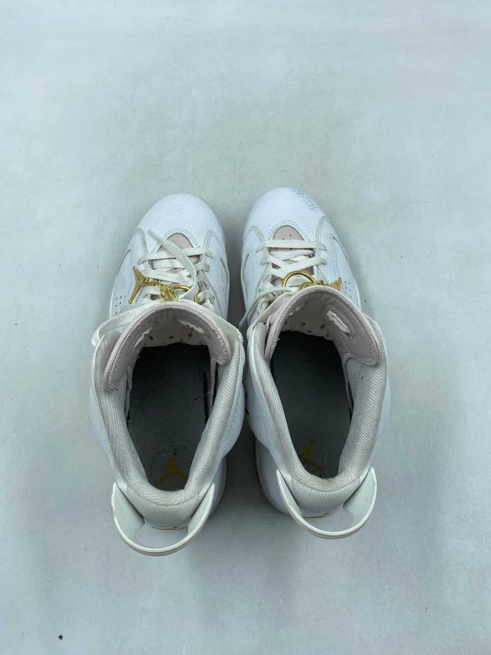 Nike Air Jordan 6 White Athletic Shoe Women 10 - image 6