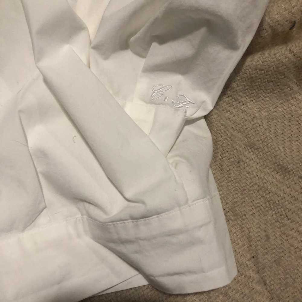Camiel Fortgens Track Jacket Shirt White Cotton P… - image 11