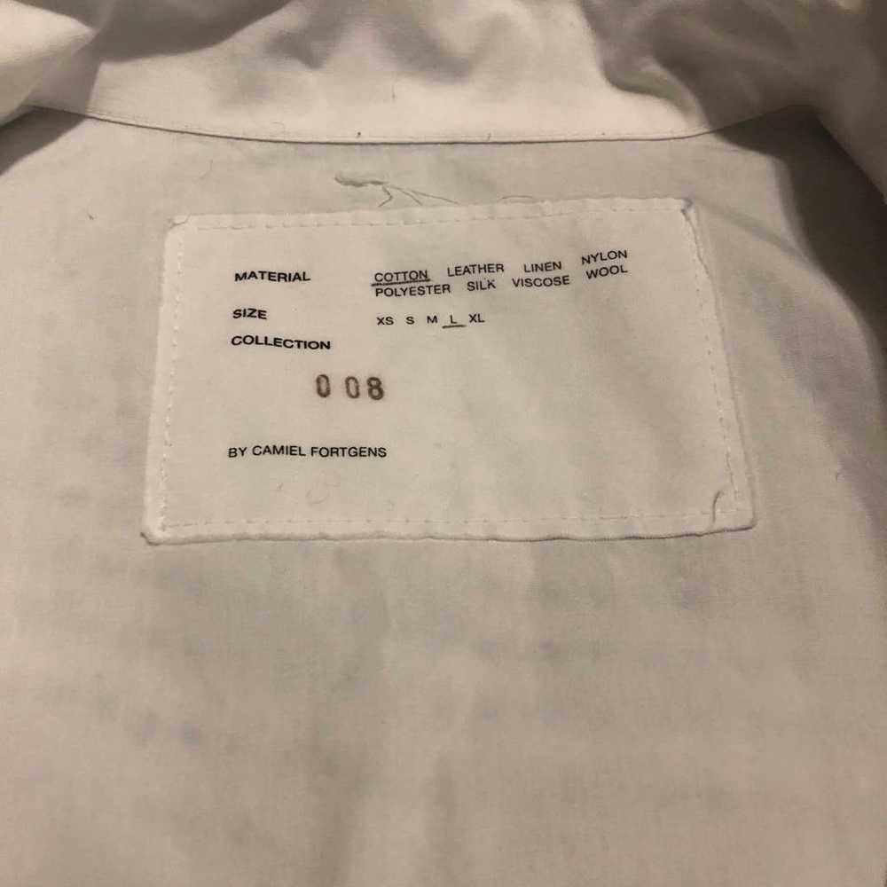 Camiel Fortgens Track Jacket Shirt White Cotton P… - image 7