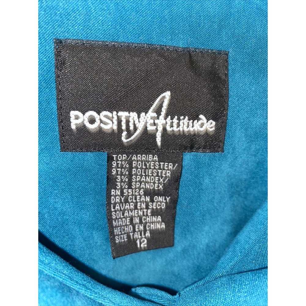 Vintage 90s y2k Positive Attitude jacket cropped … - image 4